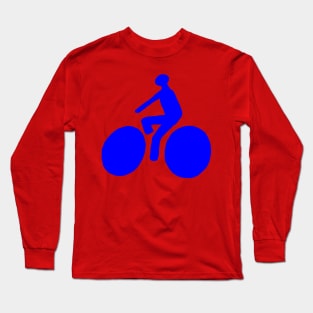 Blue bicycle Long Sleeve T-Shirt